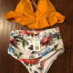Cupshe swim wear Really cute NWT size medium